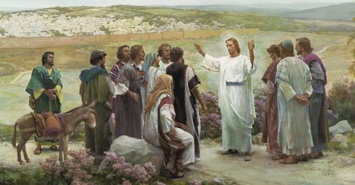 Jesus Christ with the Apostles