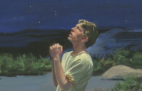 Nephi praying