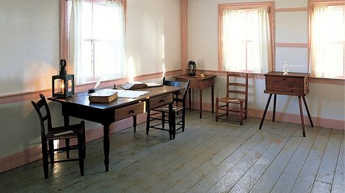 room in the John Johnson home, Hiram, Ohio