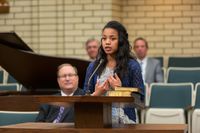 youth speaking in church