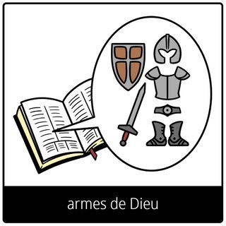 Pictogramme de l’Évangile pour « armure de Dieu »