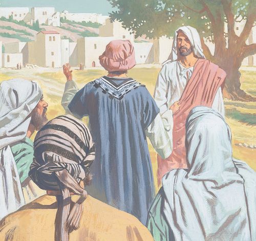 A man asks the Savior to heal his son saying that the disciples had been unable to help him - ch.33-1