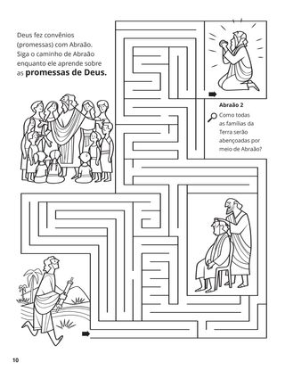 The Abrahamic Covenant coloring page