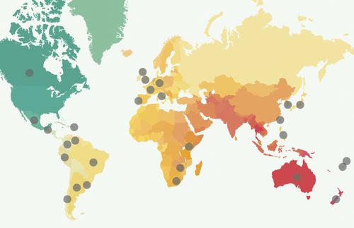 world map