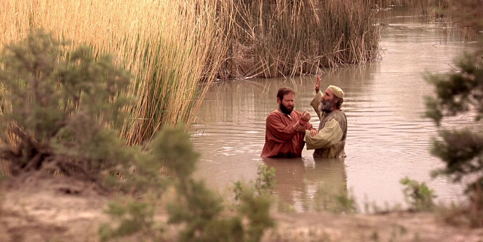 Saul is baptized by Ananias and called Paul. © undefined ipCode 1.