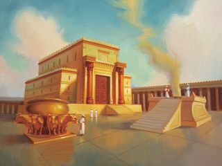 Depiction of the Temple of Solomon, by Sam Lawlor