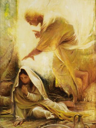 Gabriel appearing to Mary