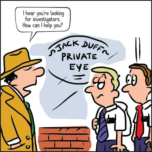 private detective and missionaries