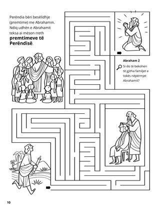 The Abrahamic Covenant coloring page