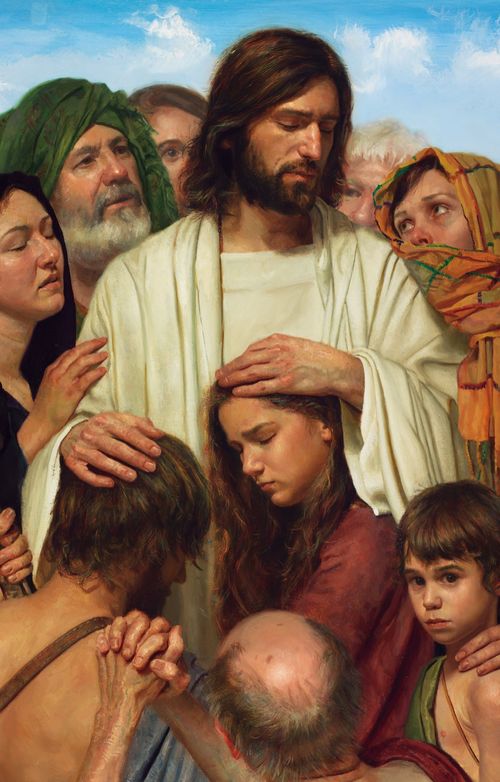 Cristo circondato dalla folla