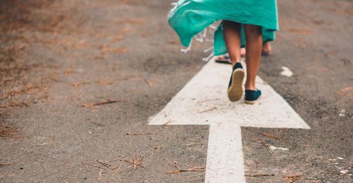 girl walking