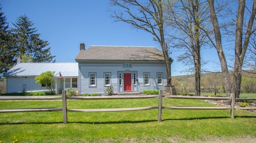 Located in Nineveh, New York, the Knight farm is the location where the Colesville Branch was established. Many Saints, including Emma, were baptized here. Photo taken May 2022.