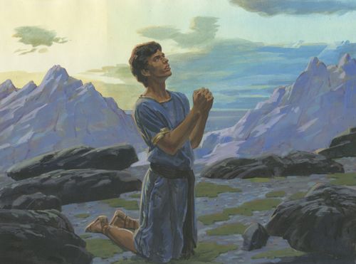 Nephi praying