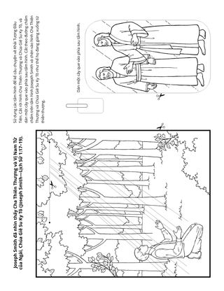 trang sinh hoạt: Joseph Smith trông thấy Cha Thiên Thượng và Chúa Giê Su Ky Tô