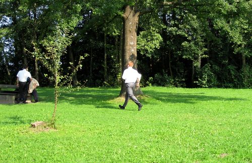 Missionary running