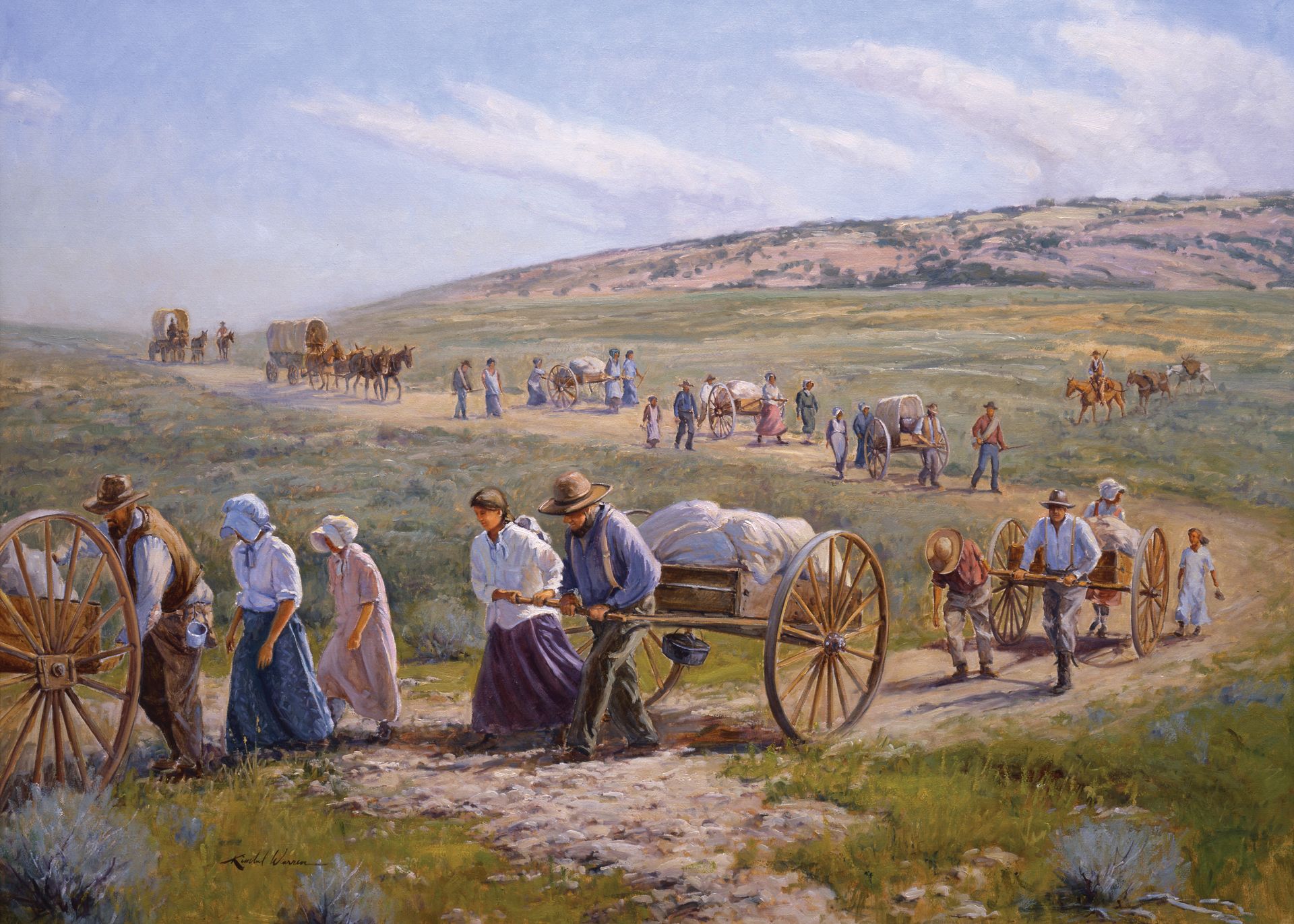 Pushing, Pulling and Praying, Bound for Zion, by E. Kimball Warren