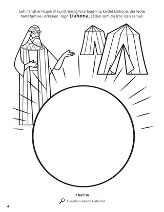 The Liahona coloring page