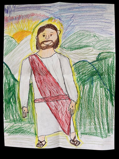 drawing of Jesus