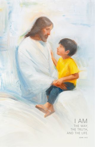 little boy with Jesus