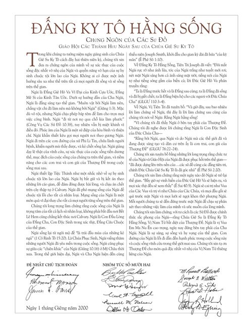 Tài liệu “Đấng Ky Tô Hằng Sống”