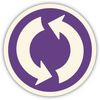 circling arrows-purple