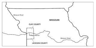 mapa ng Missouri