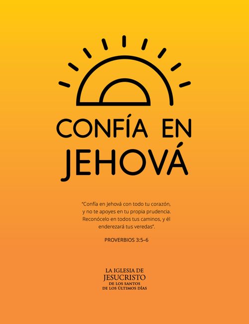 póster “Confía en Jehová”