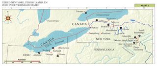 map, northeastern US