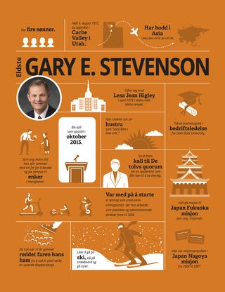 infographic of Elder Stevenson