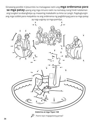 Baptisms for the Dead coloring page