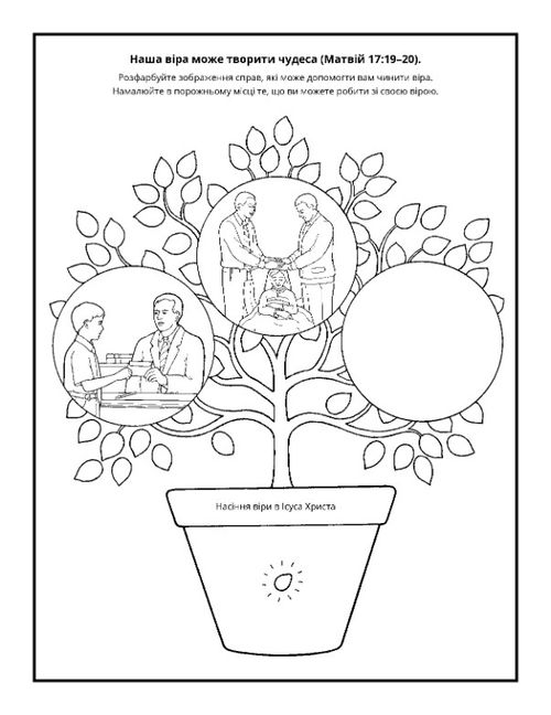 вправа: наша віра може чинити чудеса