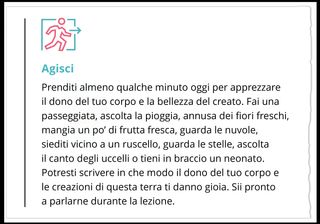 attività “Agisci” – lezione 4