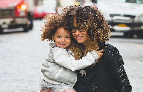 mother and daughter