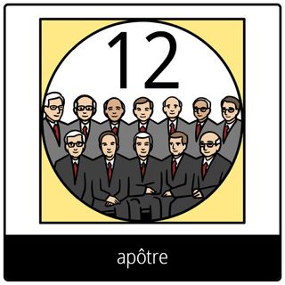 Pictogramme de l’Évangile pour « Apôtre »