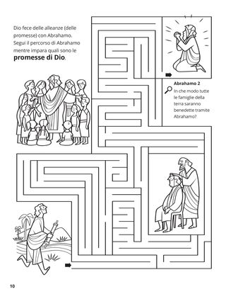 The Abrahamic Covenant coloring page