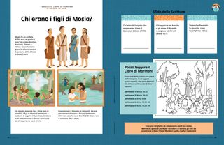 PDF dell’attività con pagina da colorare della predicazione dei figli di Mosia