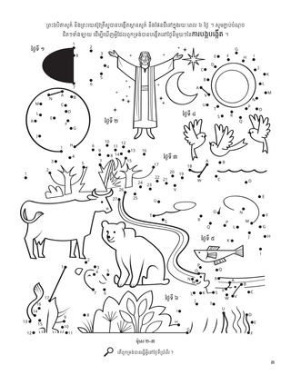 The Creation coloring page