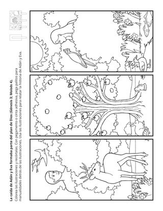 Hoja de actividades: La caída de Adán y Eva fue parte del plan de Dios
