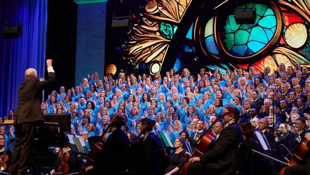 Tabernacle Choir and Orchestra at Temple Square performed at the National Auditorium in Mexico City on June 17, 2023.