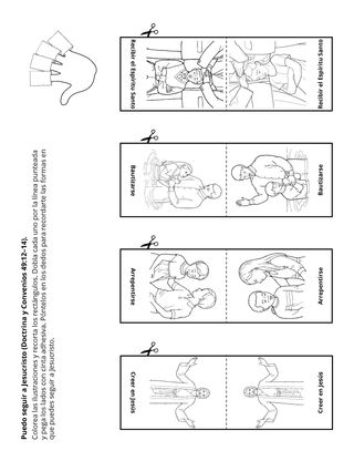 Hoja de actividades: Puedo seguir a Jesucristo