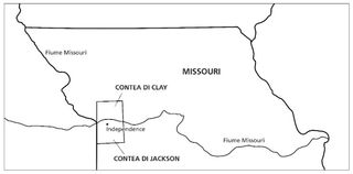cartina del Missouri