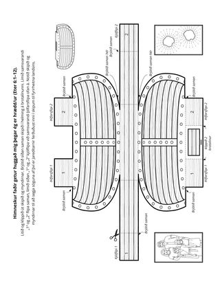 verkefnasíða: Himneskur faðir hjálpaði Jaredítunum að smíða báta