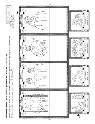 página de atividades: As pessoas do Livro de Mórmon tinham fé em Jesus Cristo
