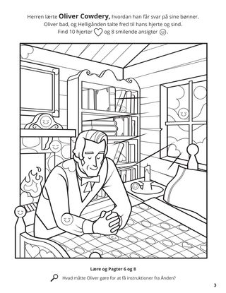 Oliver Received Answers from the Lord coloring page