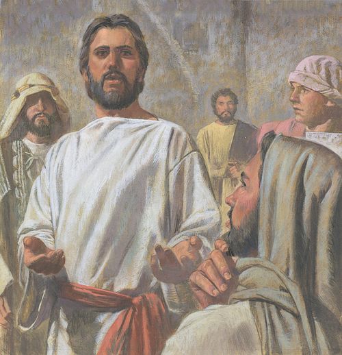 Yesus mengajar para Rasul