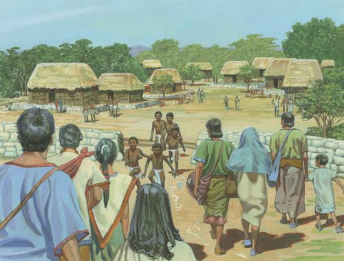 Nephites walking