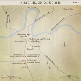 Mapa 7: Kirtland, Ohio, 1830-1838