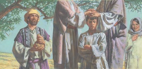 Simon asks Peter and John for the priesthood and offers them money. - ch.-3