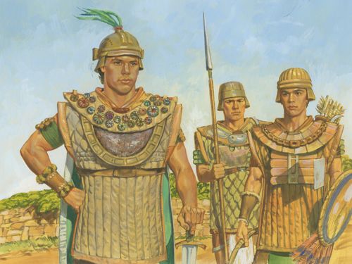 Captain Moroni with army