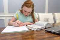 youth studying scriptures